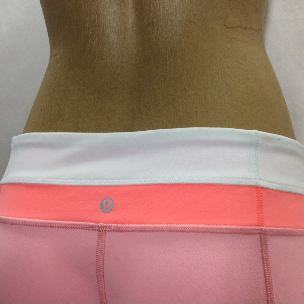 lululemon athletica Pink and Coral Yoga Pants